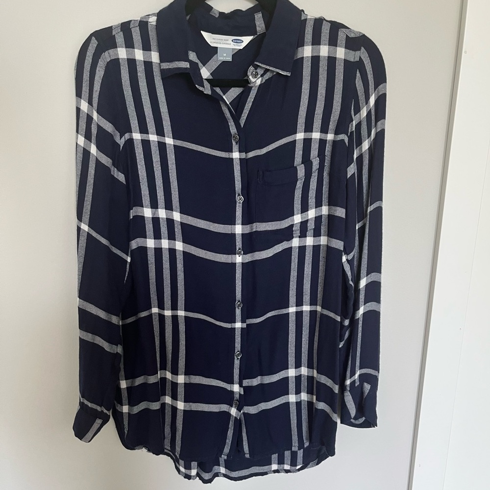 Old Navy Blue Oversized Shirt